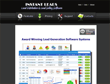 Tablet Screenshot of instant-leads.com